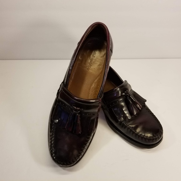 EUC. Bass Jeremy Tassel Loafers Burgundy. 10M main image 5